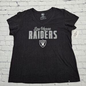 Las Vegas Raiders Black 47 Short-sleeved T-Shirt SIZE:2XL (NWT)